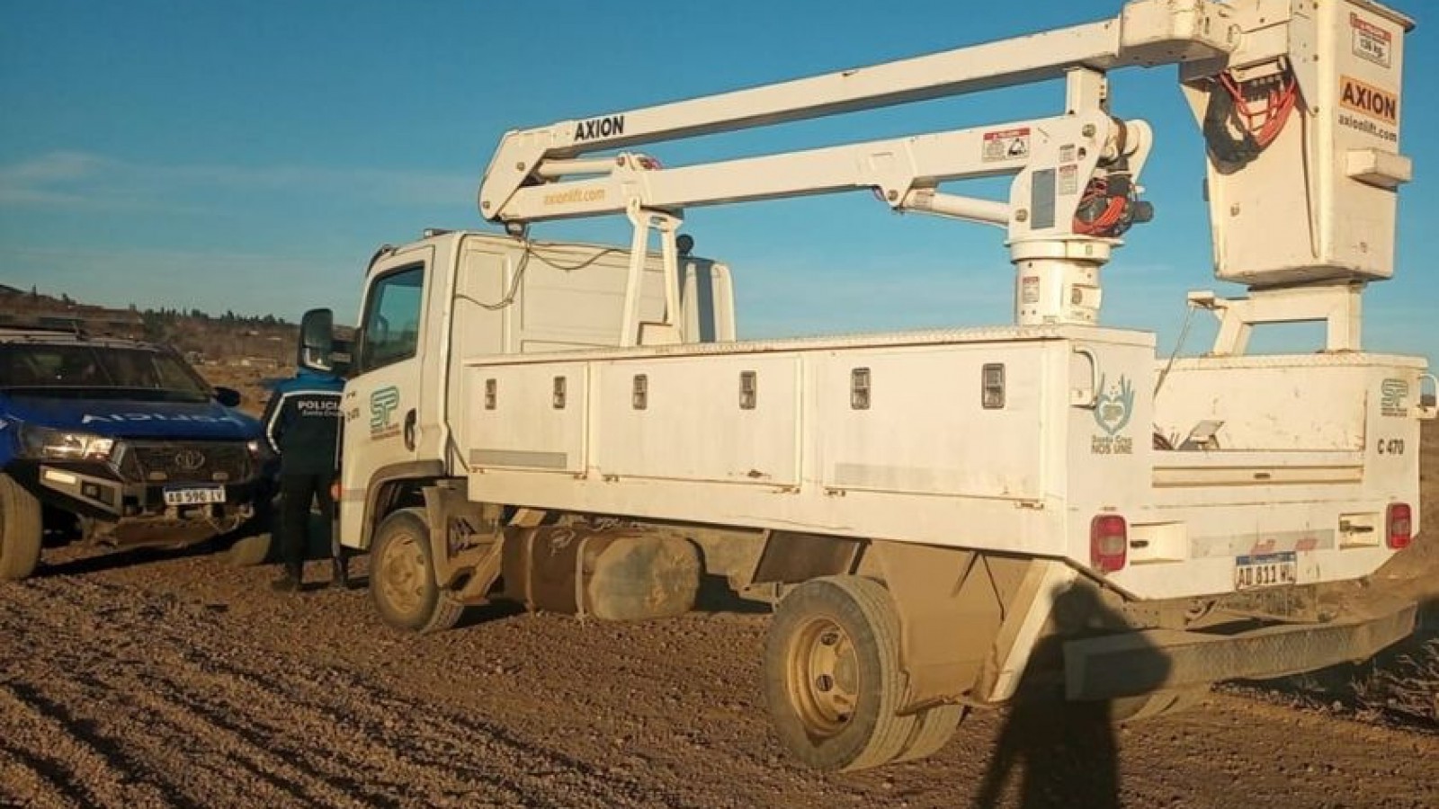 Secuestro de camión de Servicios Públicos.