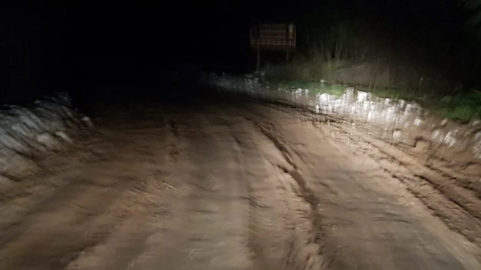 La familia tuvo un accidente que podría haber sido fatal