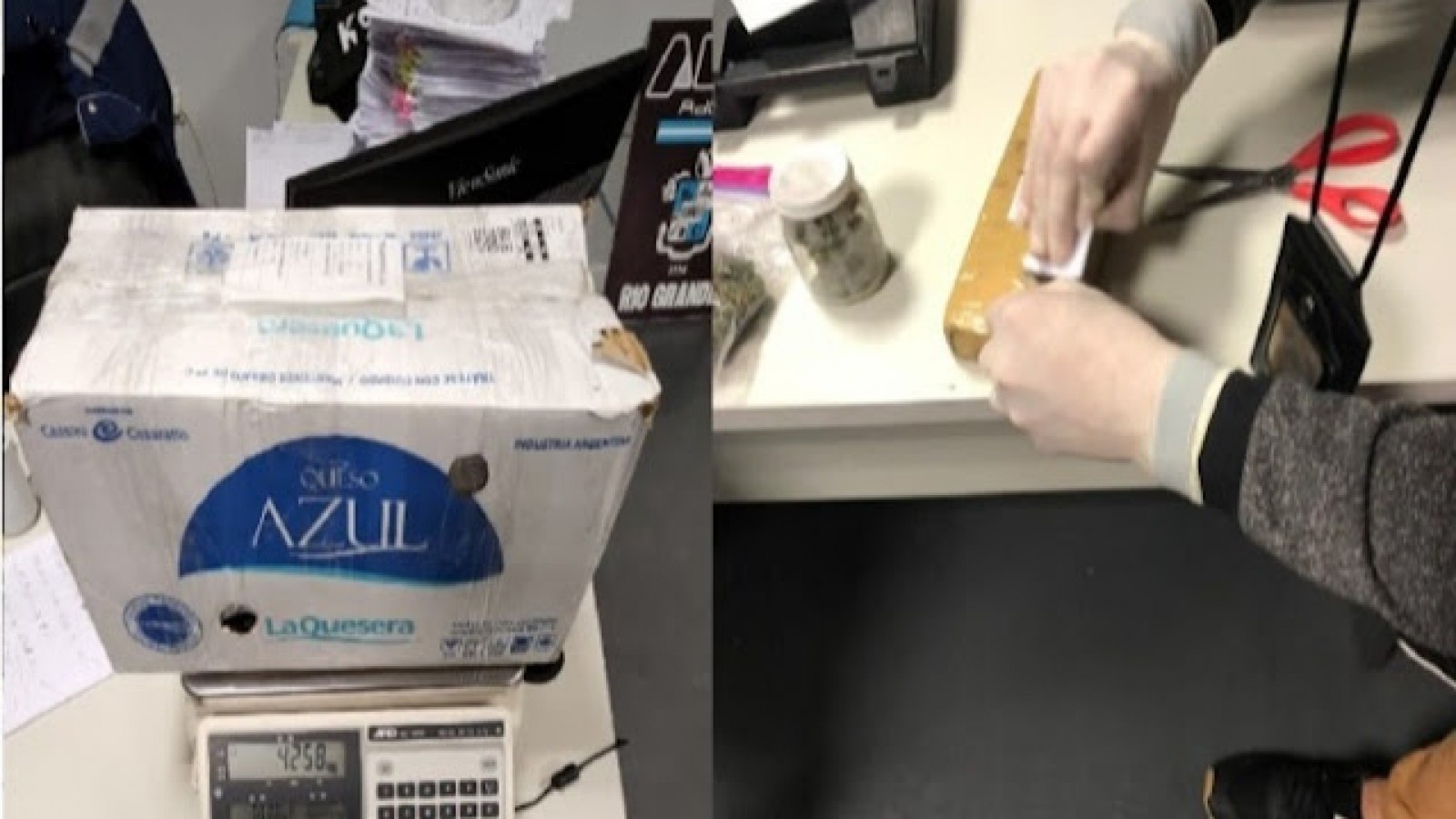 Operativo antidroga, incautan carga de 1,700 gramos con destino a Ushuaia