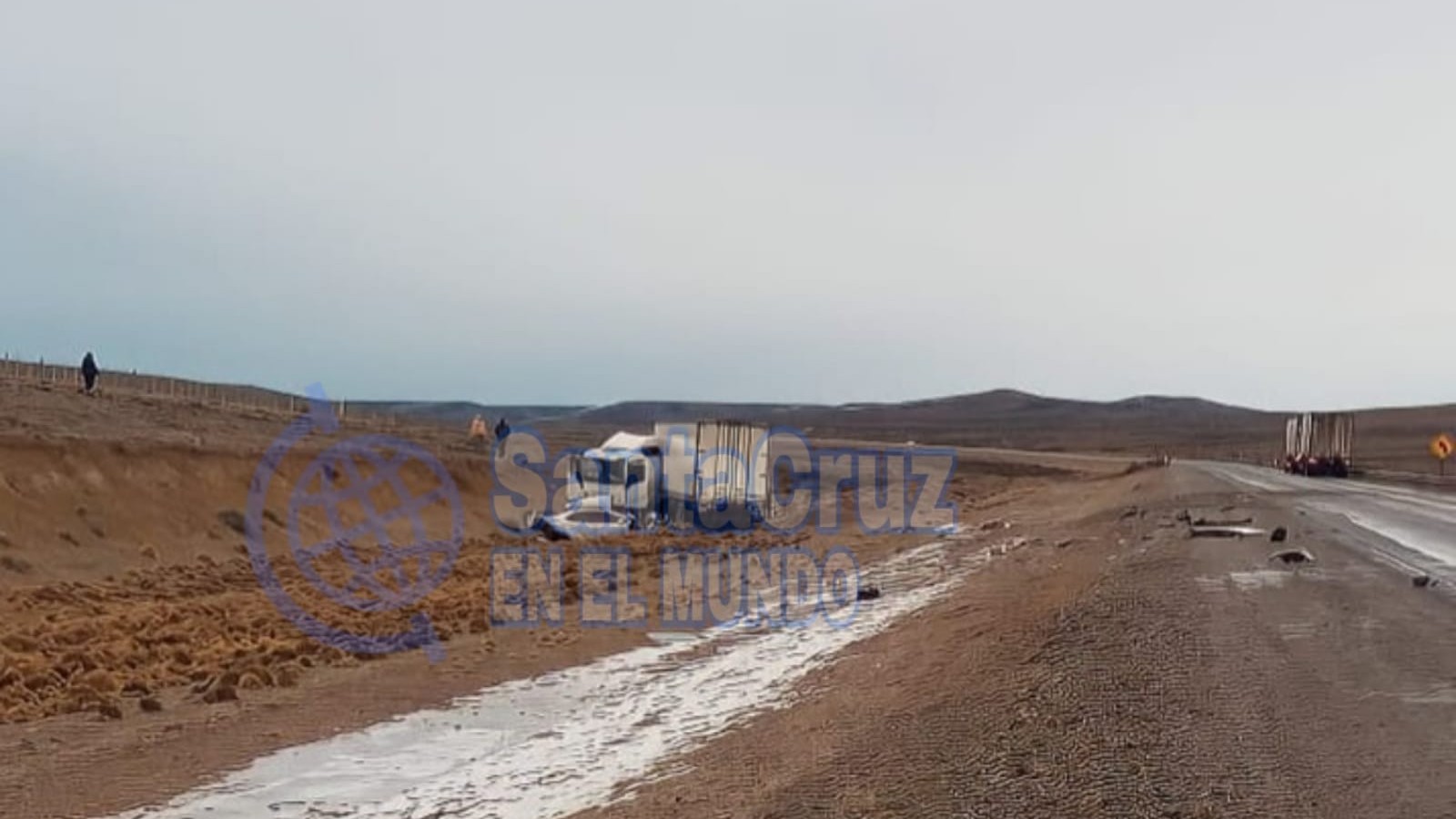 Choque frontal en la Ruta 3: a pocos metros del cruce con la ruta provincial 9 el conductor de un auto perdió la vida