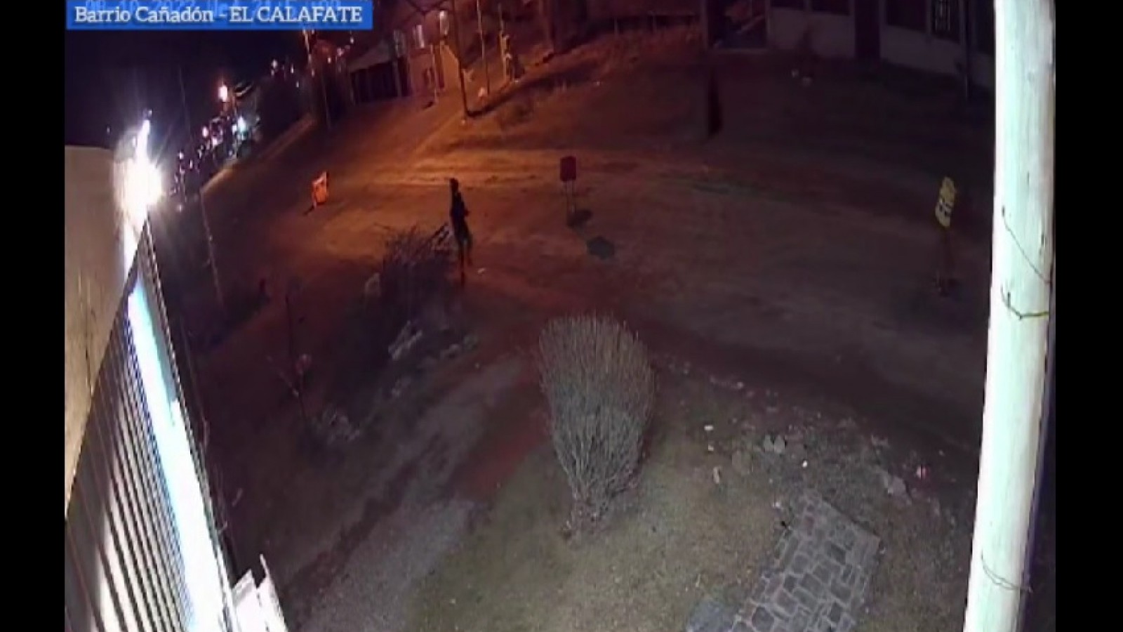 Las cámaras de seguridad registraron lo sucedido