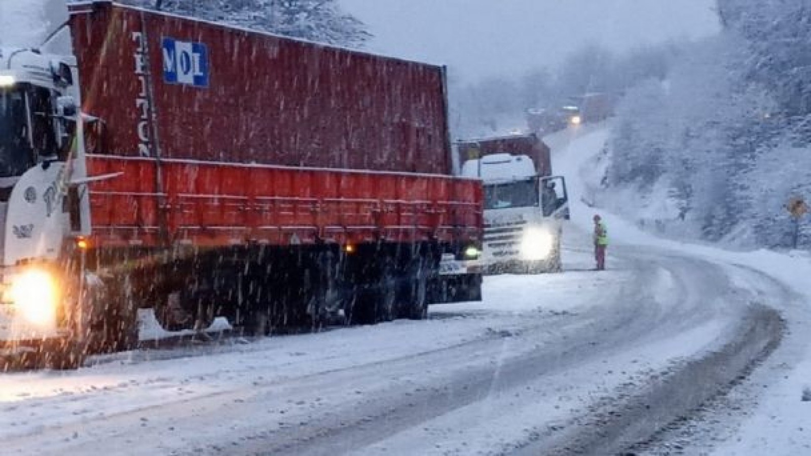 Tierra del Fuego: restringen la circulación de camiones en la Ruta 3