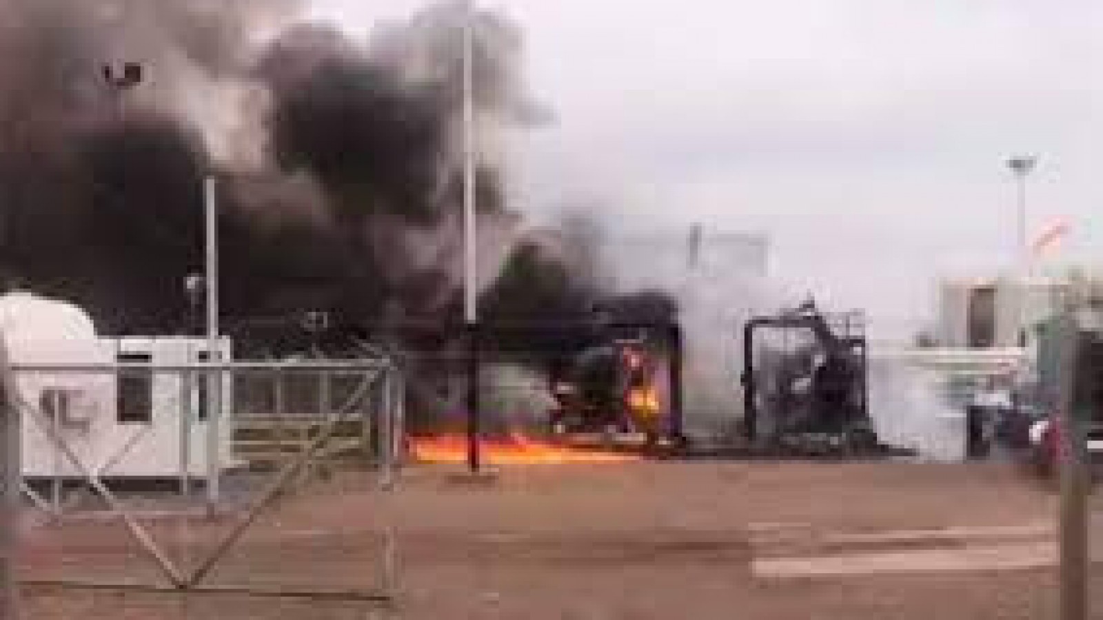 Una explosión generó un incendio en un pozo petrolero