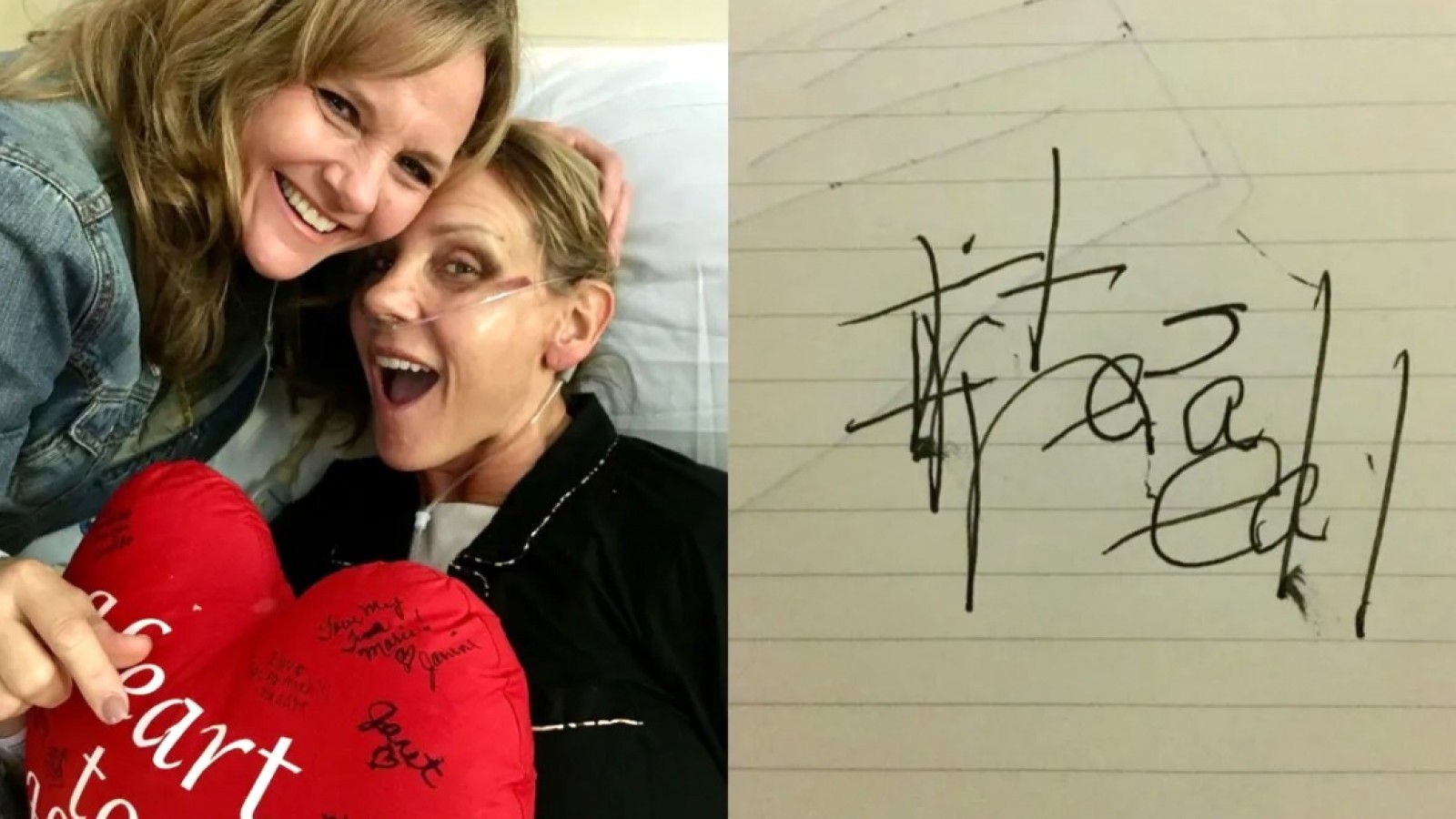 La mujer regresó de la muerte