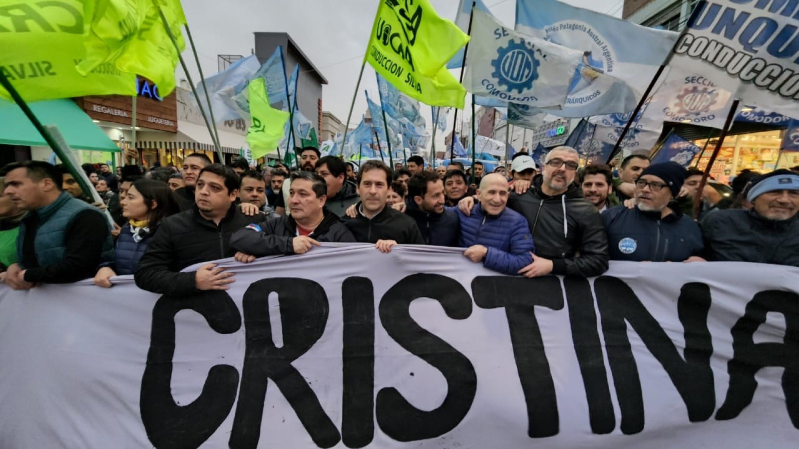 Los petroleros marcharon por ella