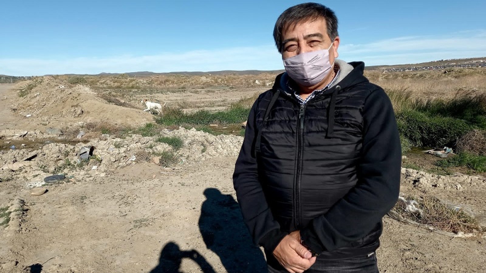 El sacretario de Gobierno municipal de Caleta Olivia, Rubén Contreras.