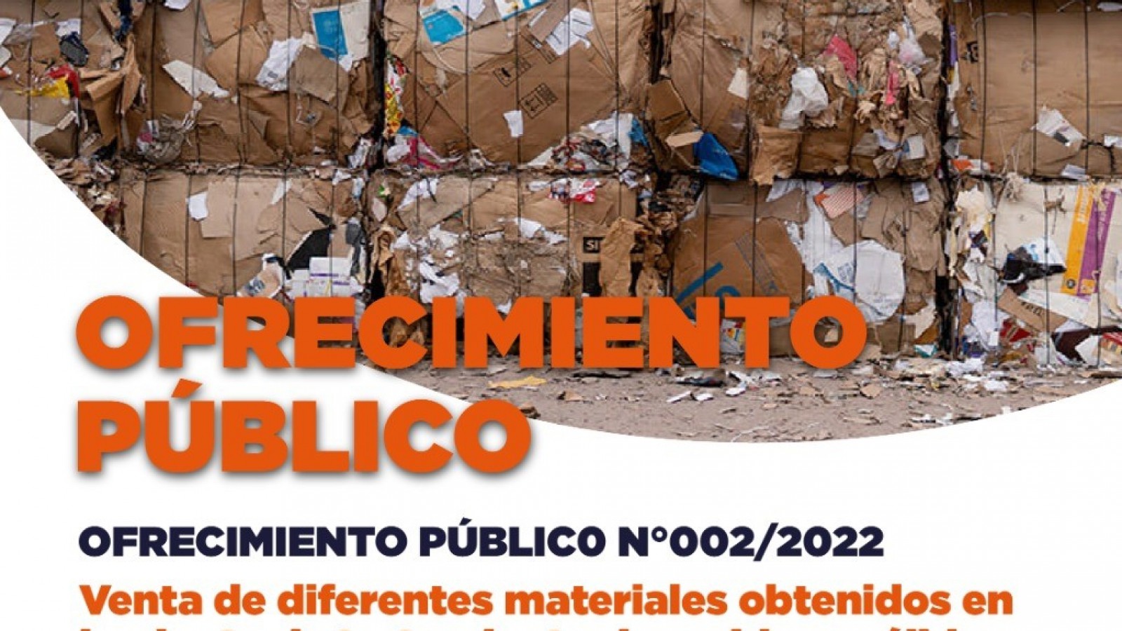 Pico Truncado: el municipio lanza ofrecimiento de materiales reciclados