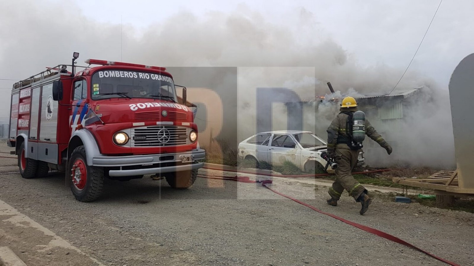 Se incendió la vivienda de uno de los detenidos por el doble crimen