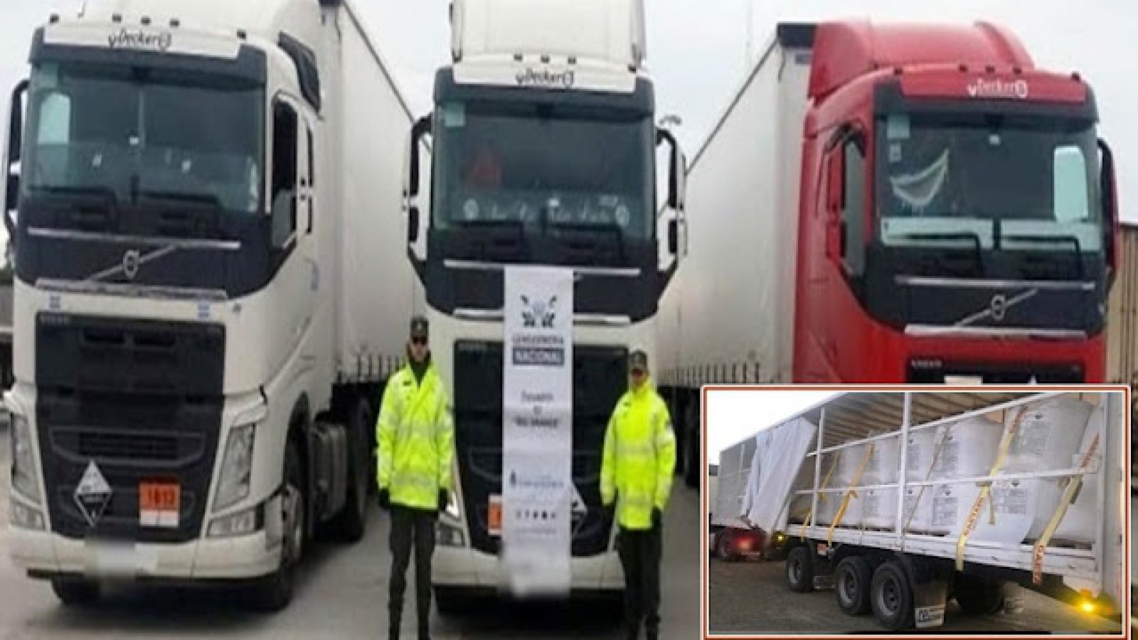 Secuestran 76 toneladas de químicos que iban a ingresar a Tierra del Fuego sin permiso