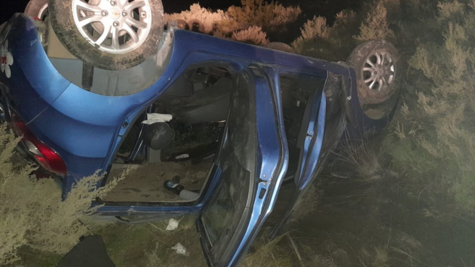 Violento vuelco deja como saldo dos mujeres hospitalizadas