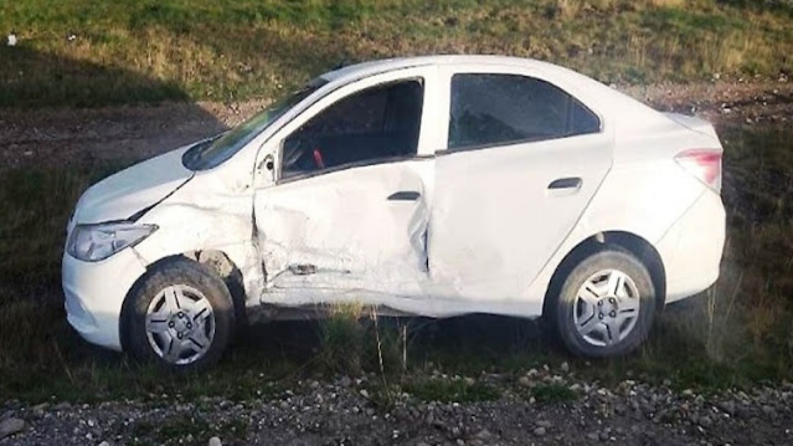 Choque en la Ruta 3, uno de los conductores, un policía con alcoholemia positiva