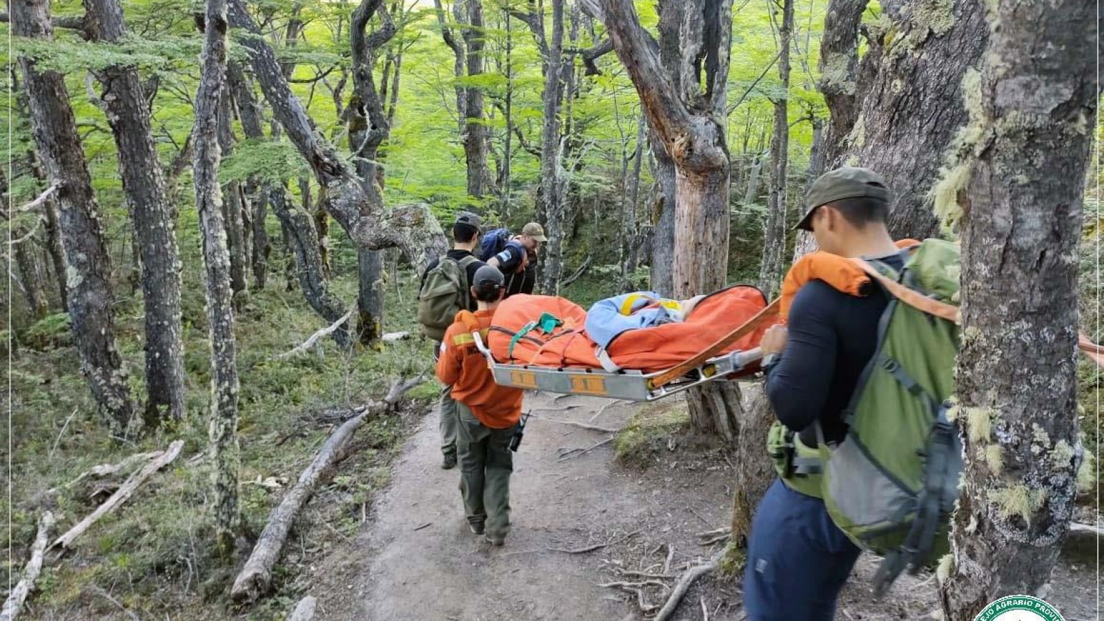 Evacuaron rápidamente a la turista lesionada
