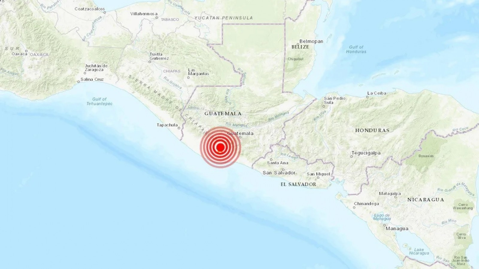 Un terremoto de 6.1 grados afectó Guatemala en la madrugada de este sábado