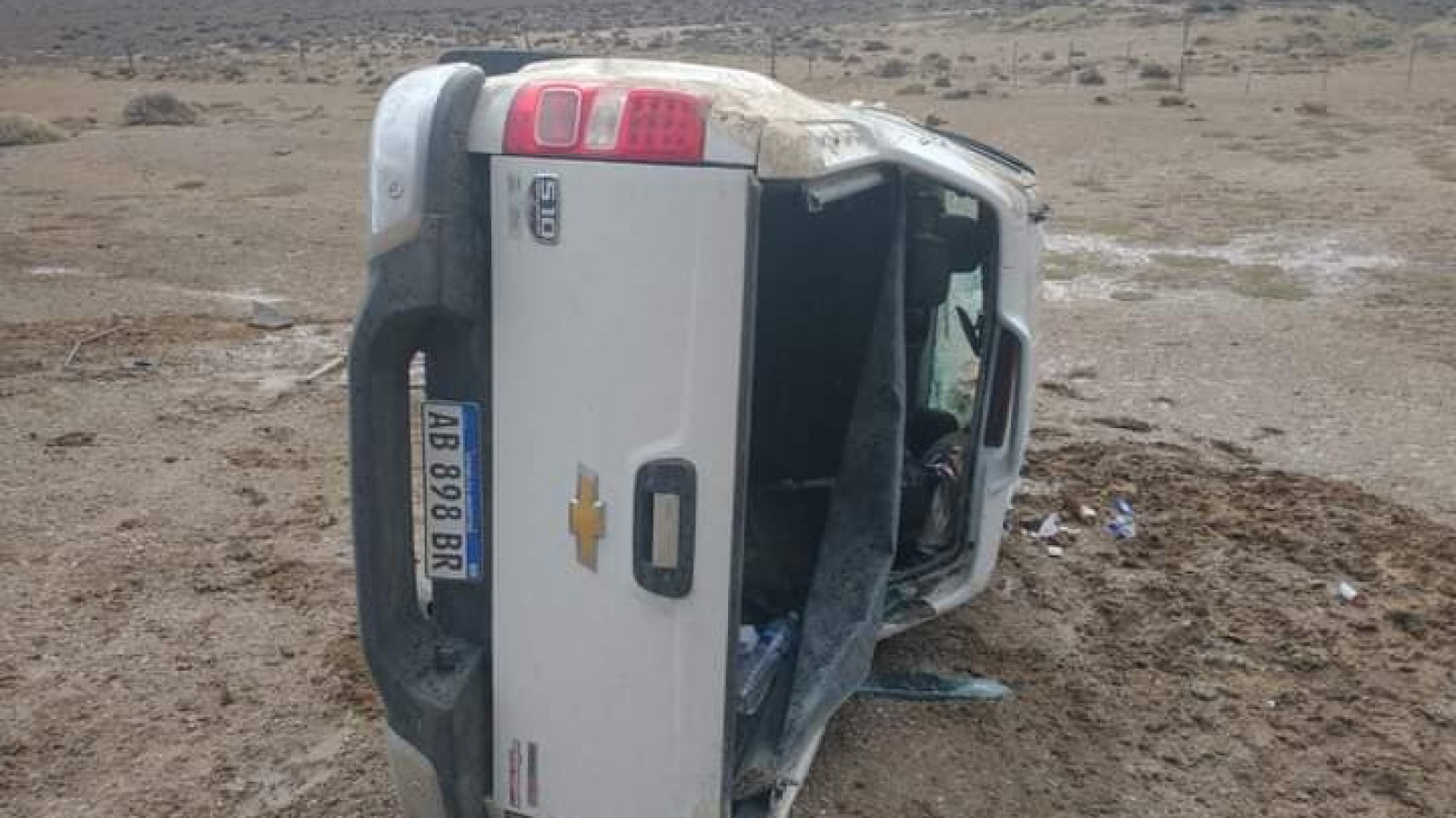 Así terminó el vehículo