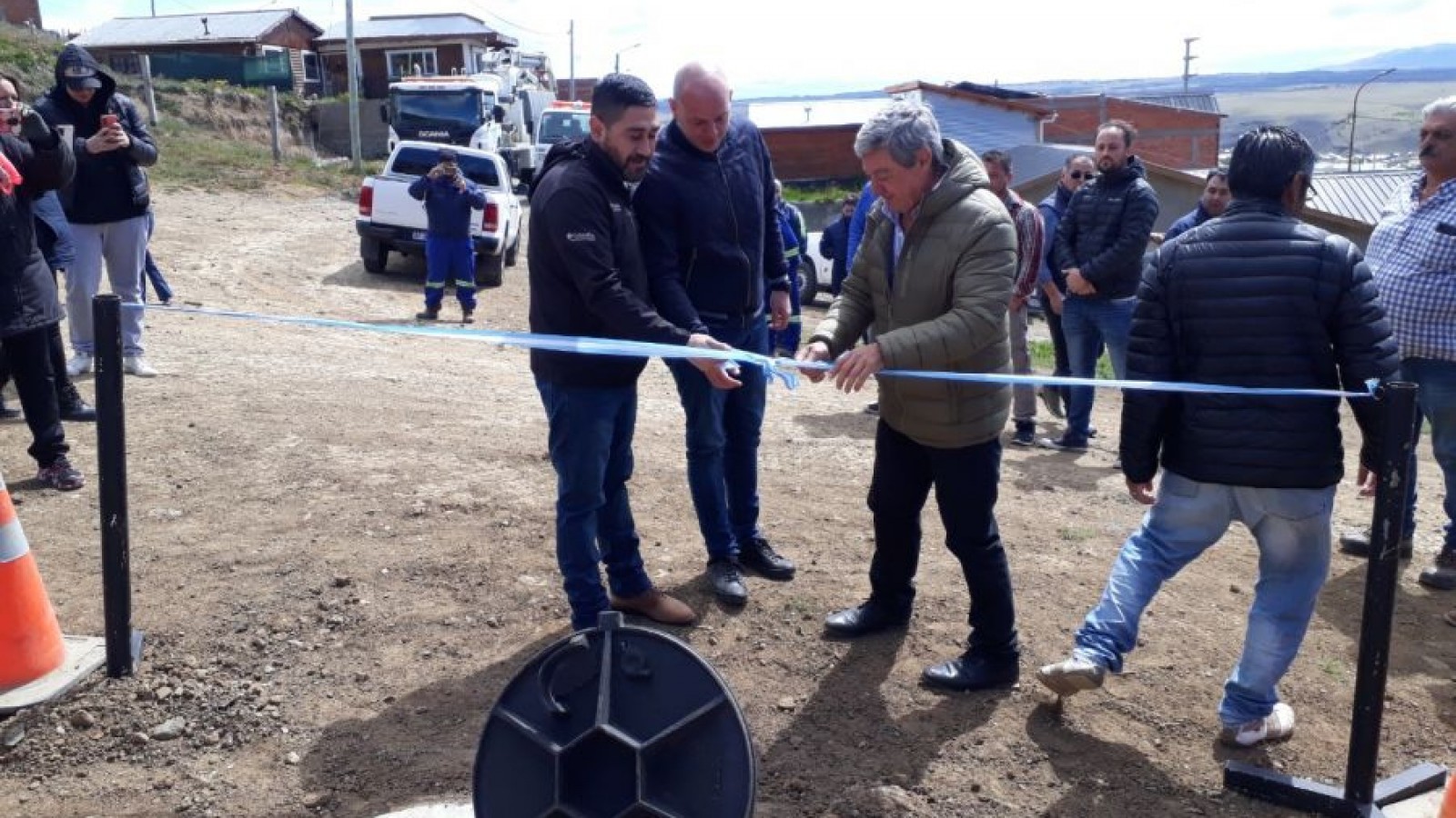 Inauguran red cloacal en Río Turbio
