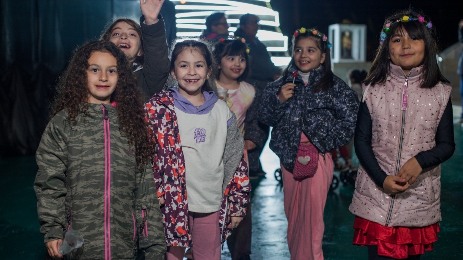 Se encendió el árbol Navideño de Cañadón Seco