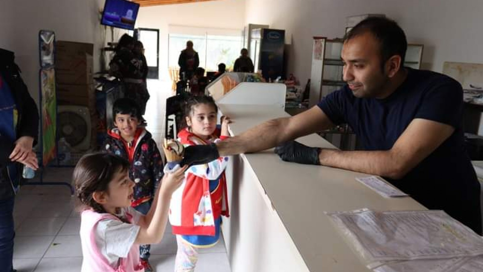 Fue un lindo gesto para que disfruten los más pequeños