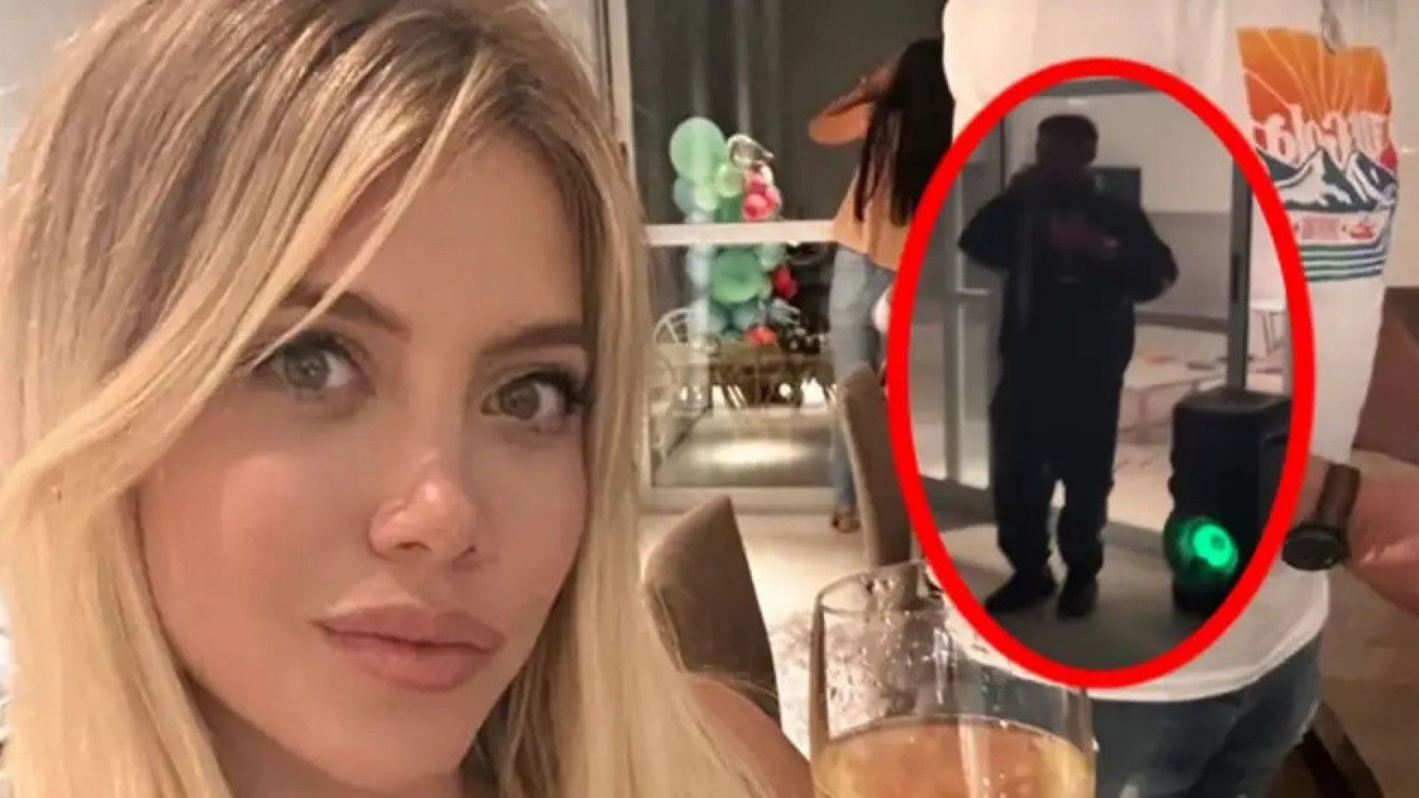 L-Gante sorprendió a Wanda Nara con un show privado en Navidad: "Un crack"