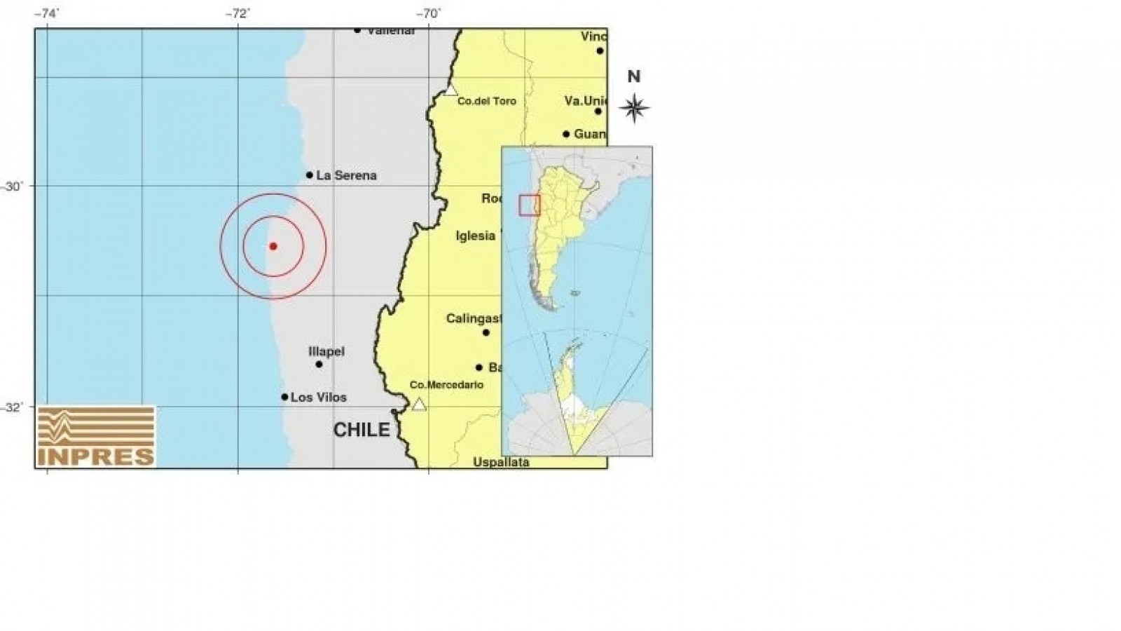 Un sismo de Magnitud 5,7 se registró en Chile y se sintió en San Juan
