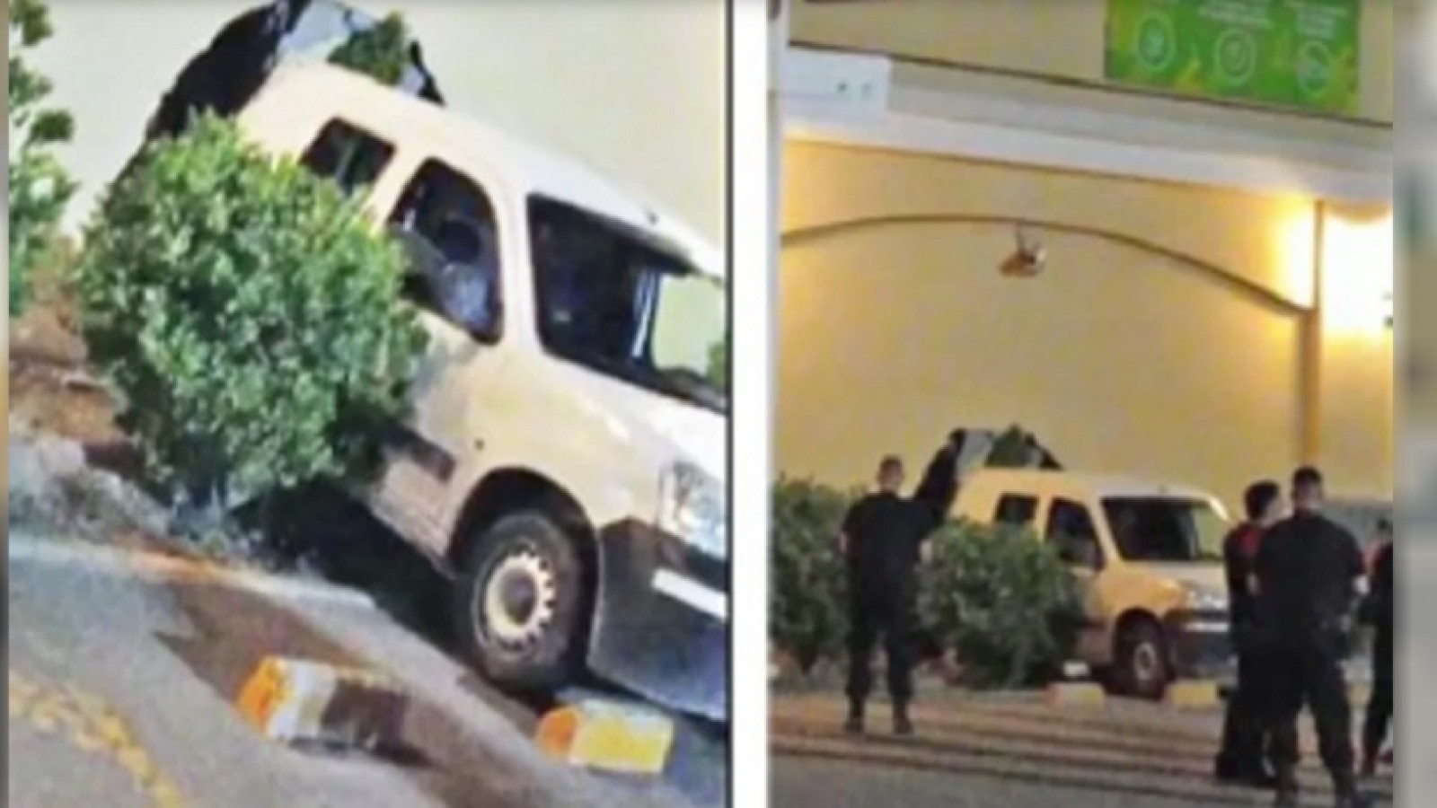 incrustaron el utilitario en la pared del shopping para poder delinquir