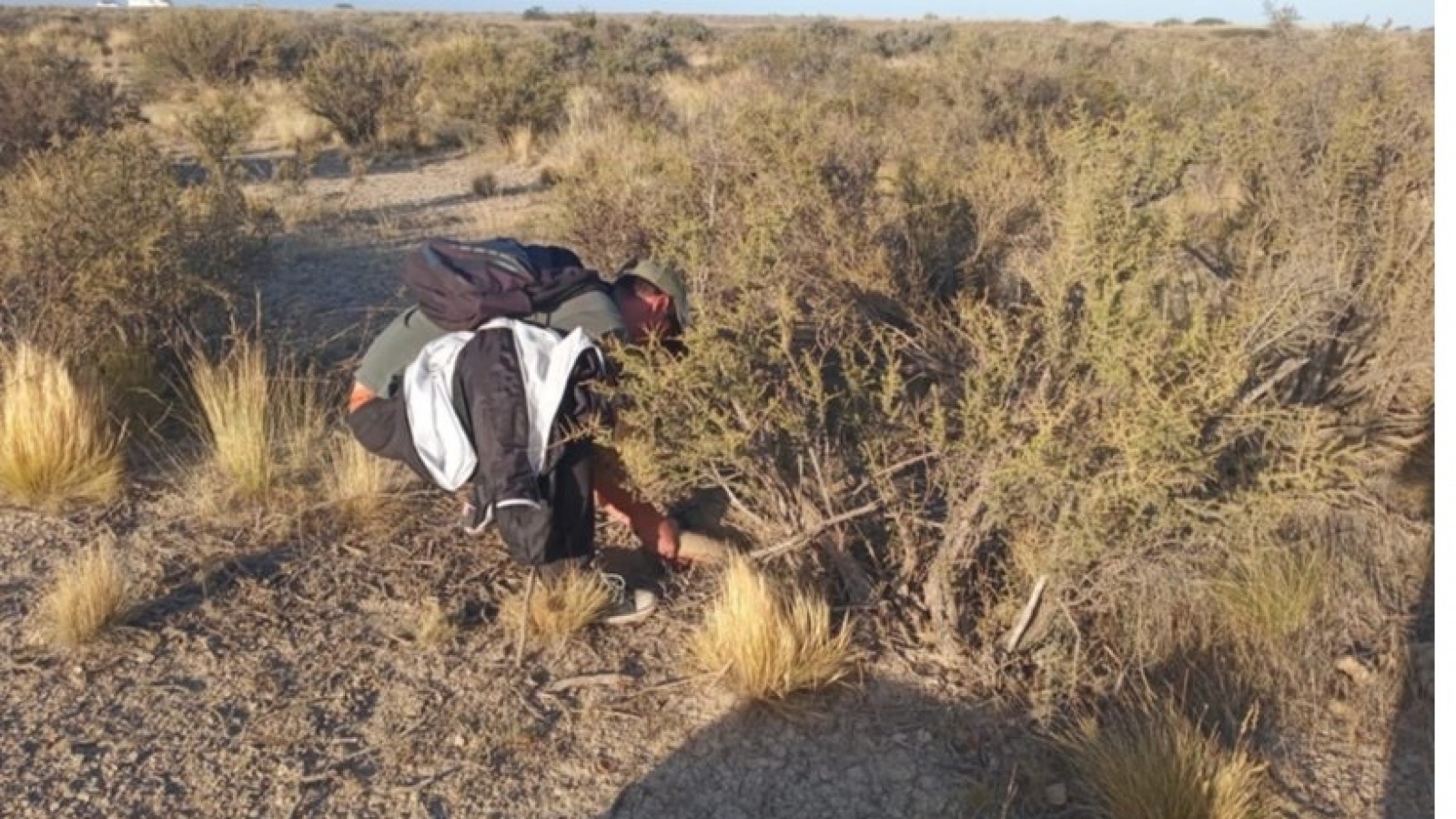 Caminaba por una playa de Madryn y encontró una bomba