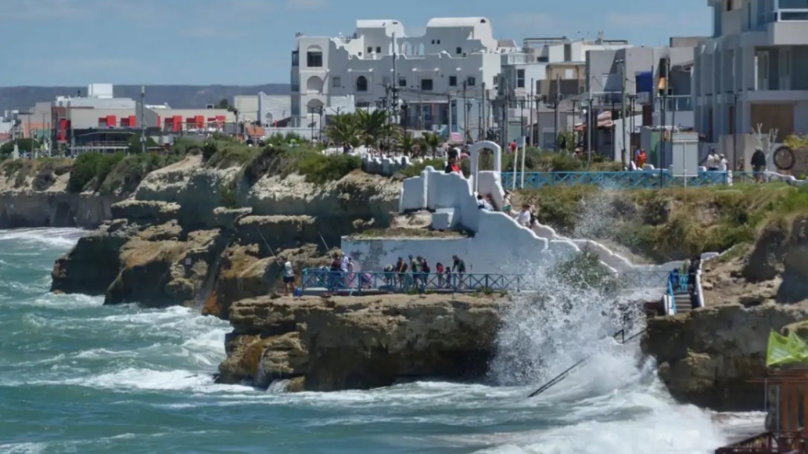 Hay peligro de derrumbe en algunas zonas del balneario