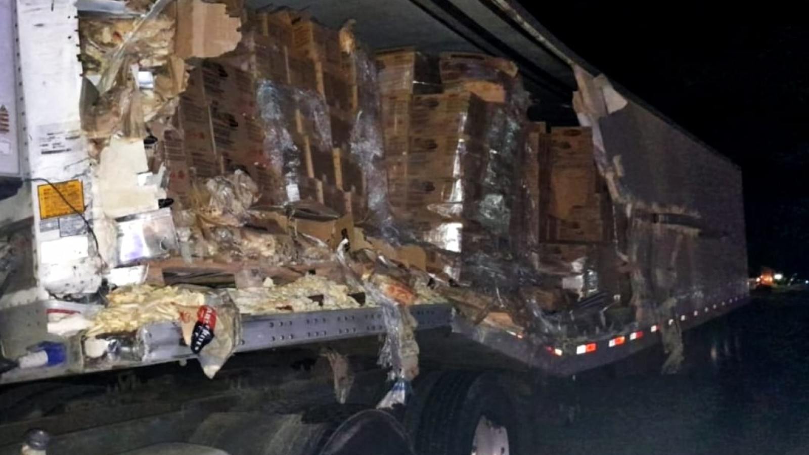 Violento choque de camiones en la Ruta 40