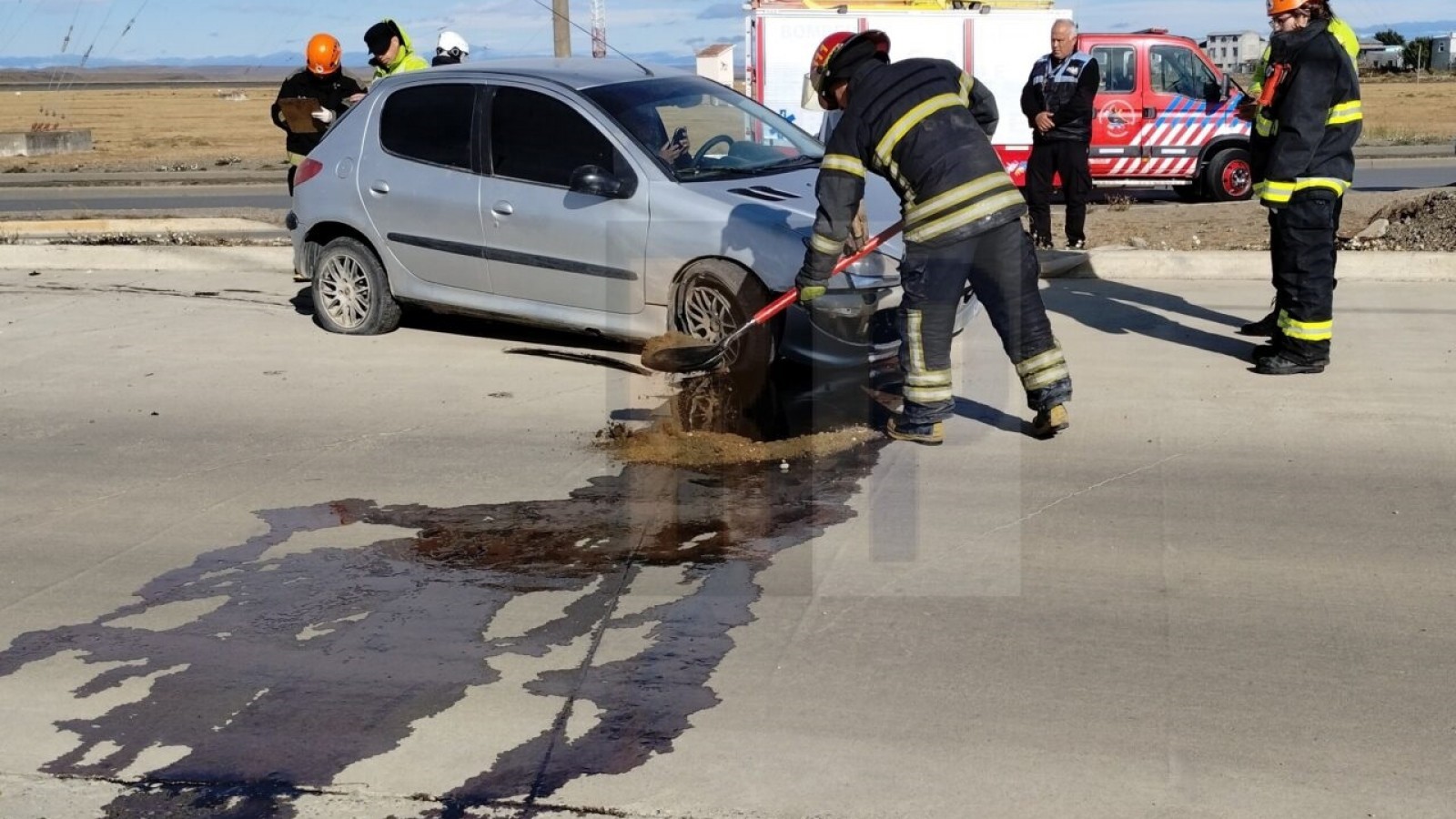 Despiste de un vehículo con el conductor alcoholizado