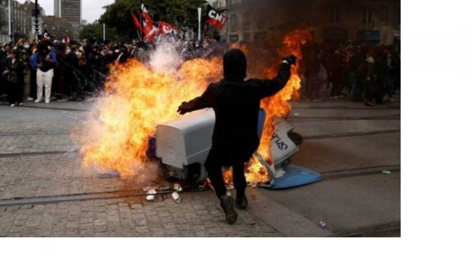 Crece el descontento en Francia en el noveno día de protestas contra la reforma previsional