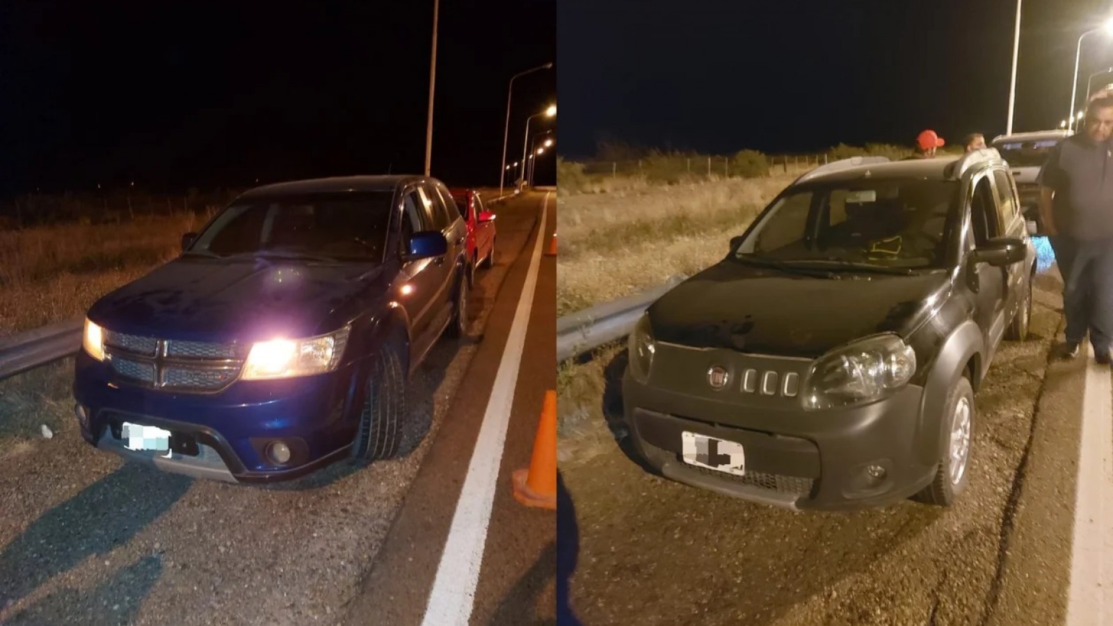 Viajaban por Chubut con cuatro autos robados en Río Negro