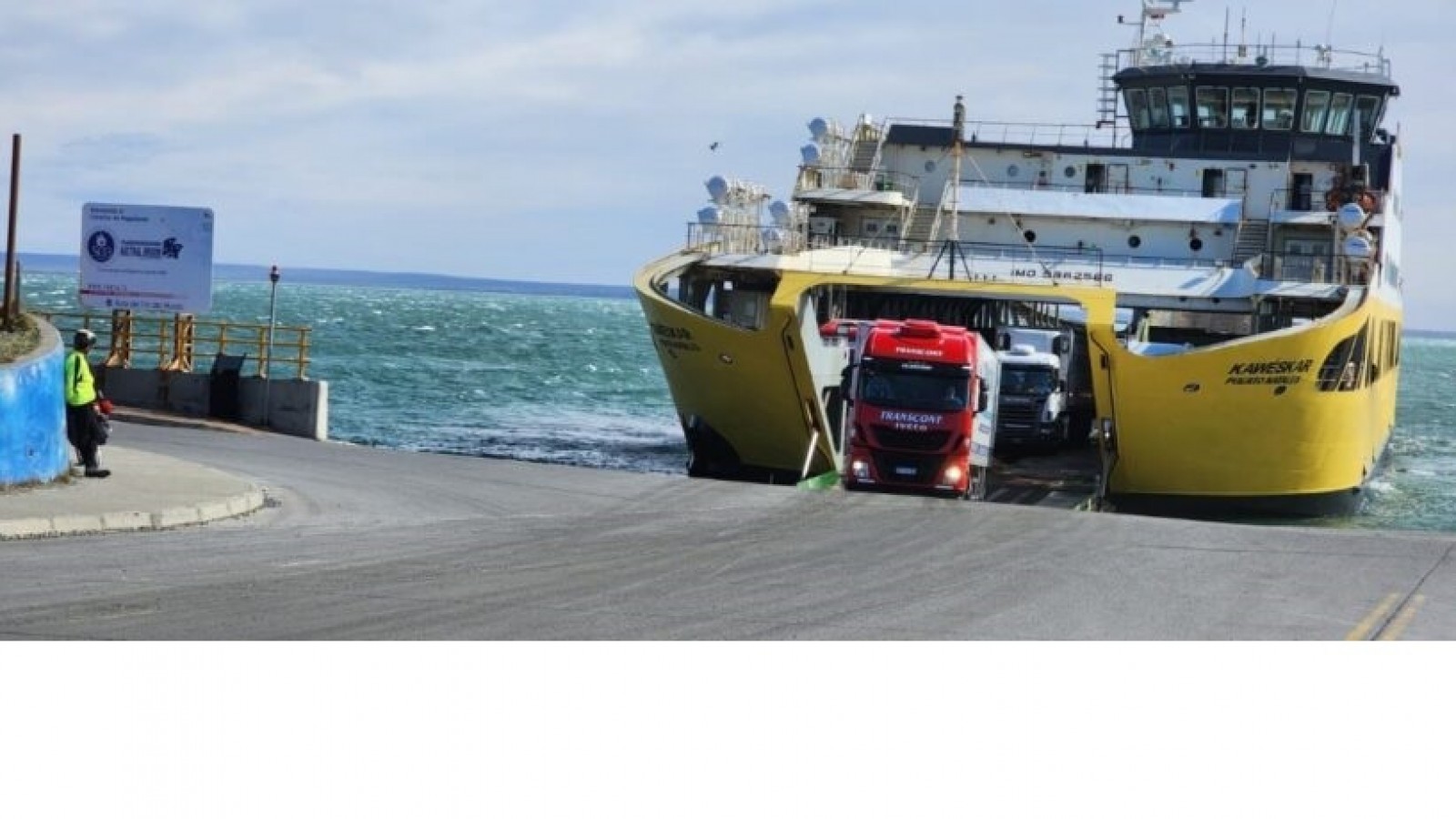 Finalmente la empresa TABSA aceptará pesos argentinos para el cruce de barcaza