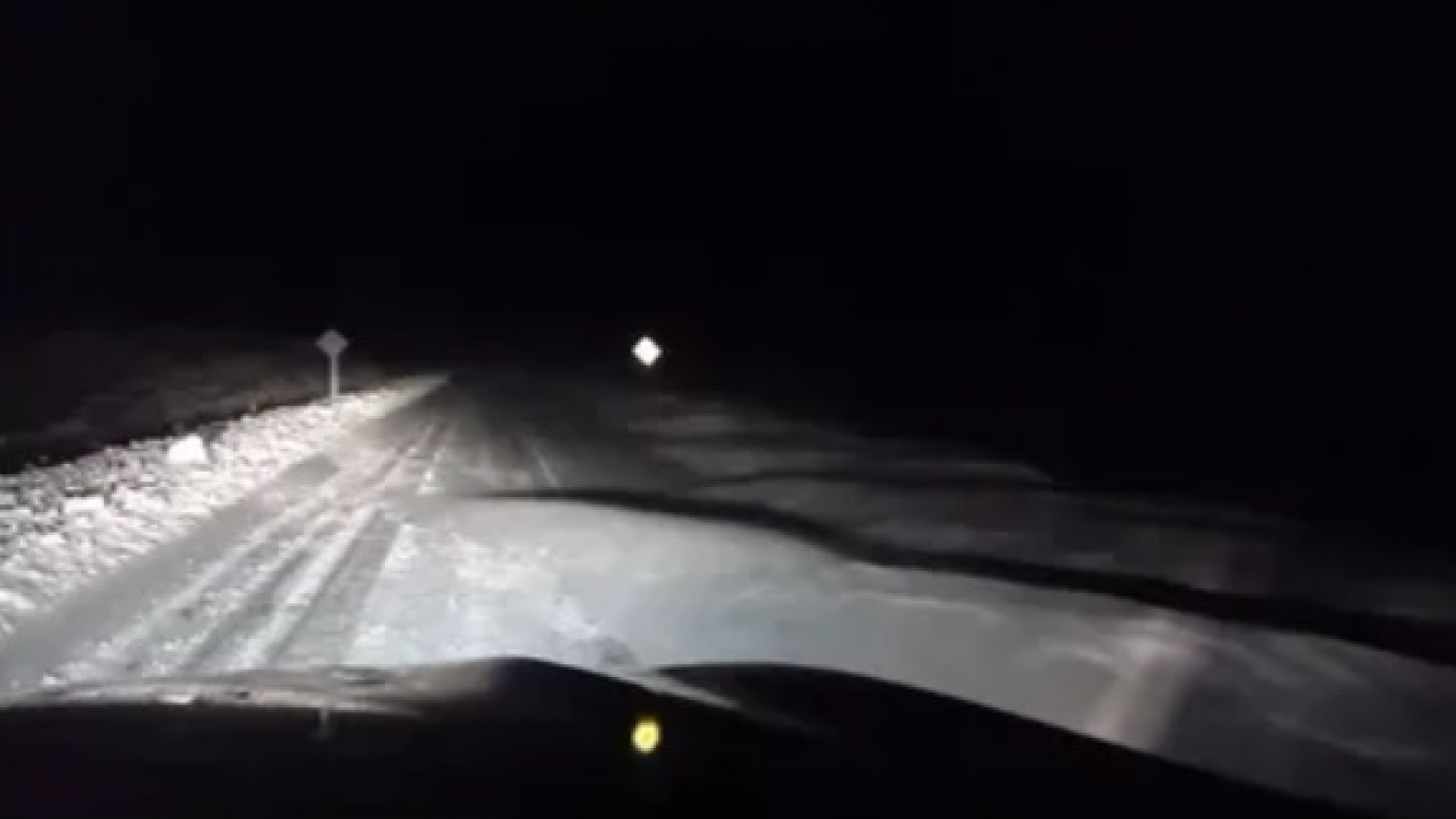 La ruta estaba totalmente nevada. (Foto archivo)