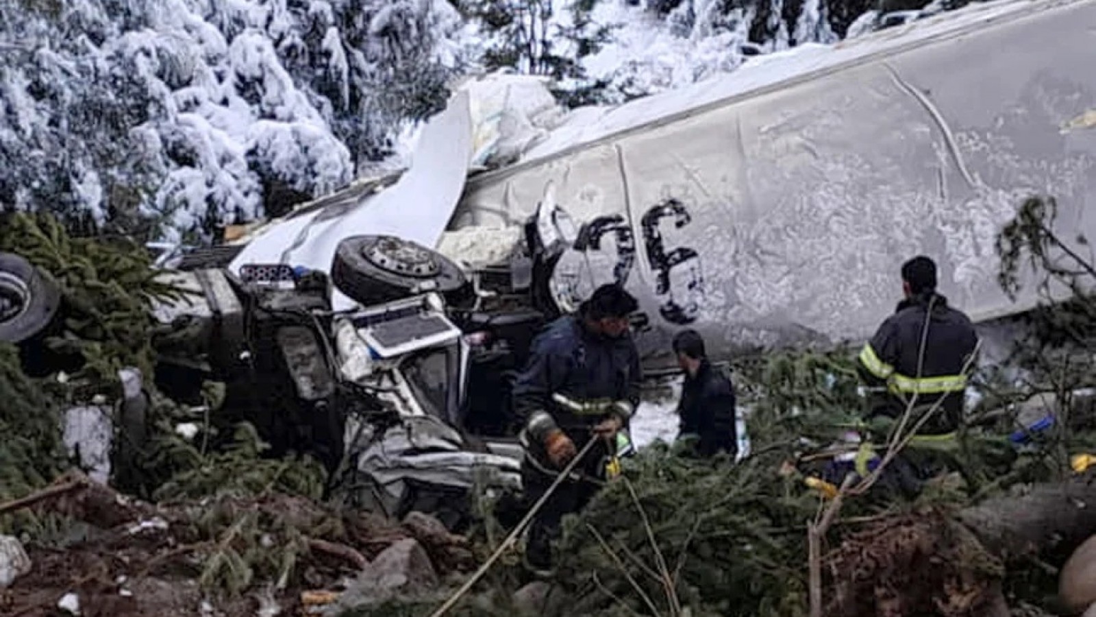 Río Negro: rescataron a un camionero que cayó 40 metros