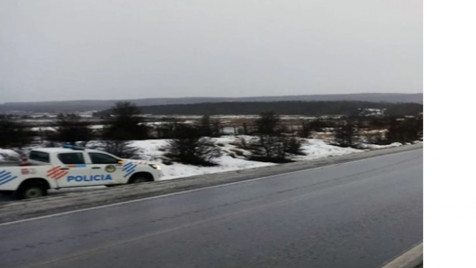 Despiste de patrullero en la ruta 3, sin lesionados