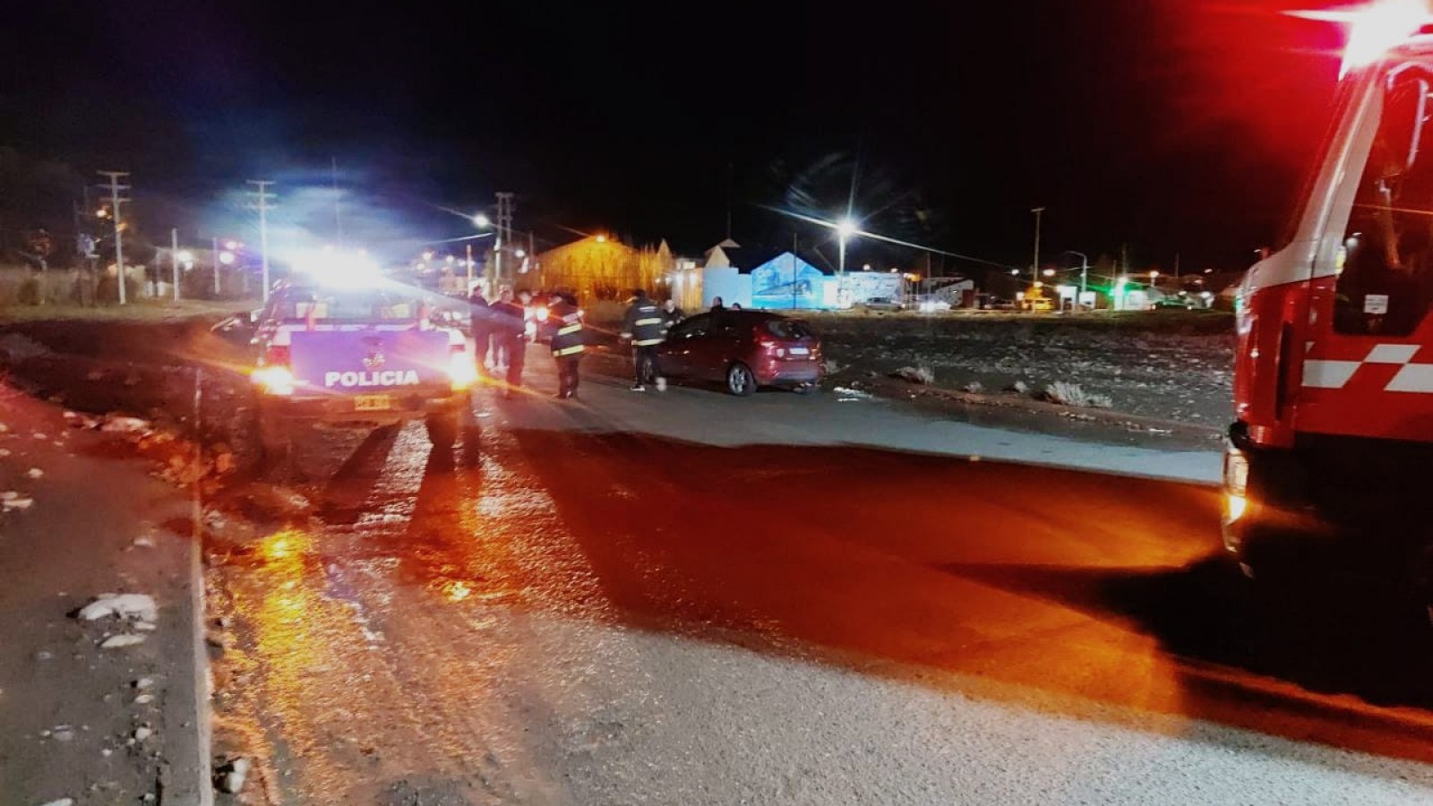 Incidente vial en El Calafate con dos menores lesionadas