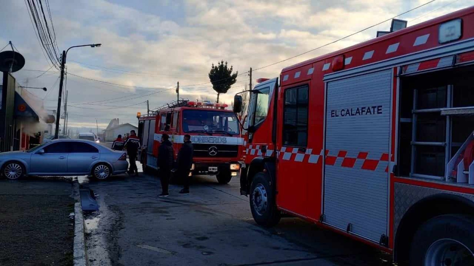 Un incendio afectó un comercio en El Calafate