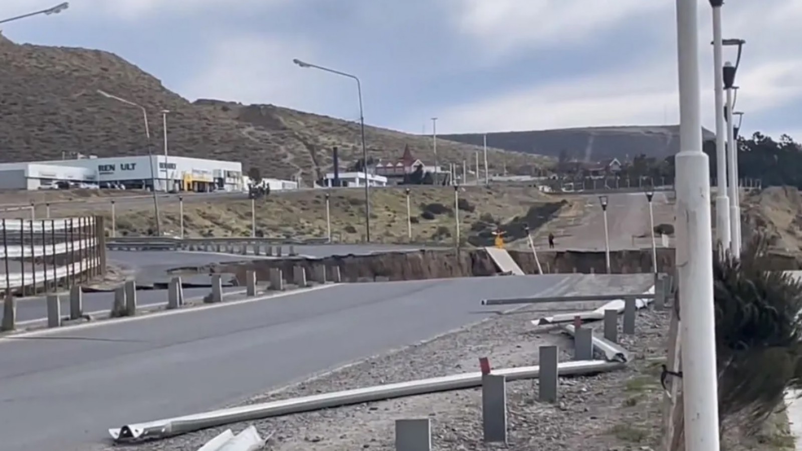 Así quedó la ruta en Comodoro