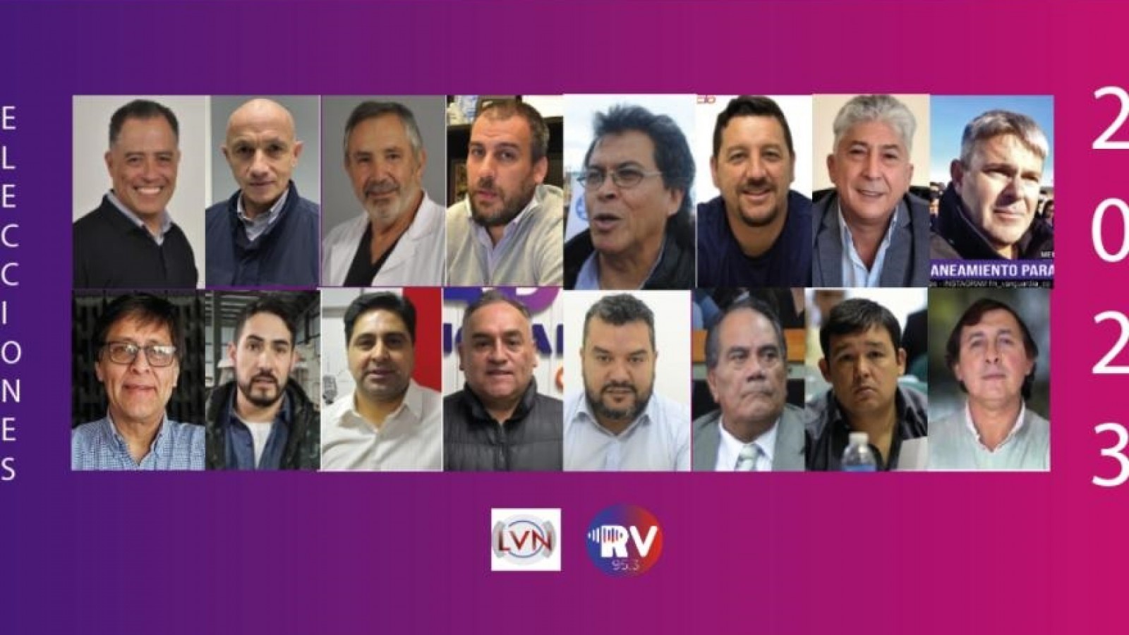 Los 16 candidatos que se disputarán la intendencia en Caleta Olivia