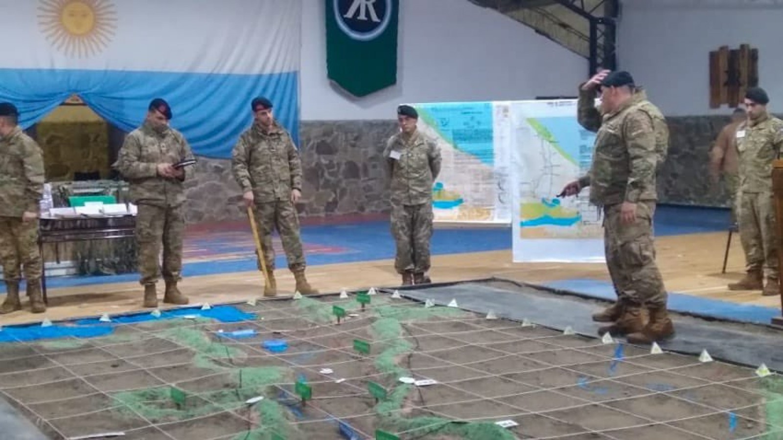 Rospentek fue escenario de ejercicios conjuntos de la Armada y el Ejército