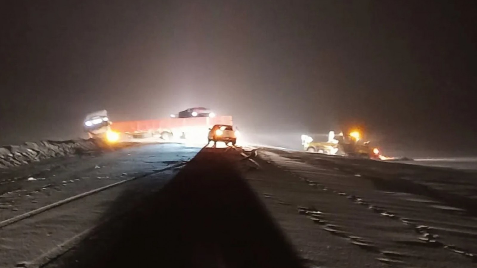 El momento más complicado en la ruta