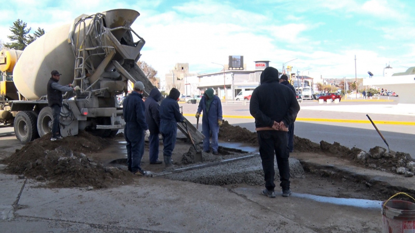 Bachean luego de la veda invernal en Caleta Olivia