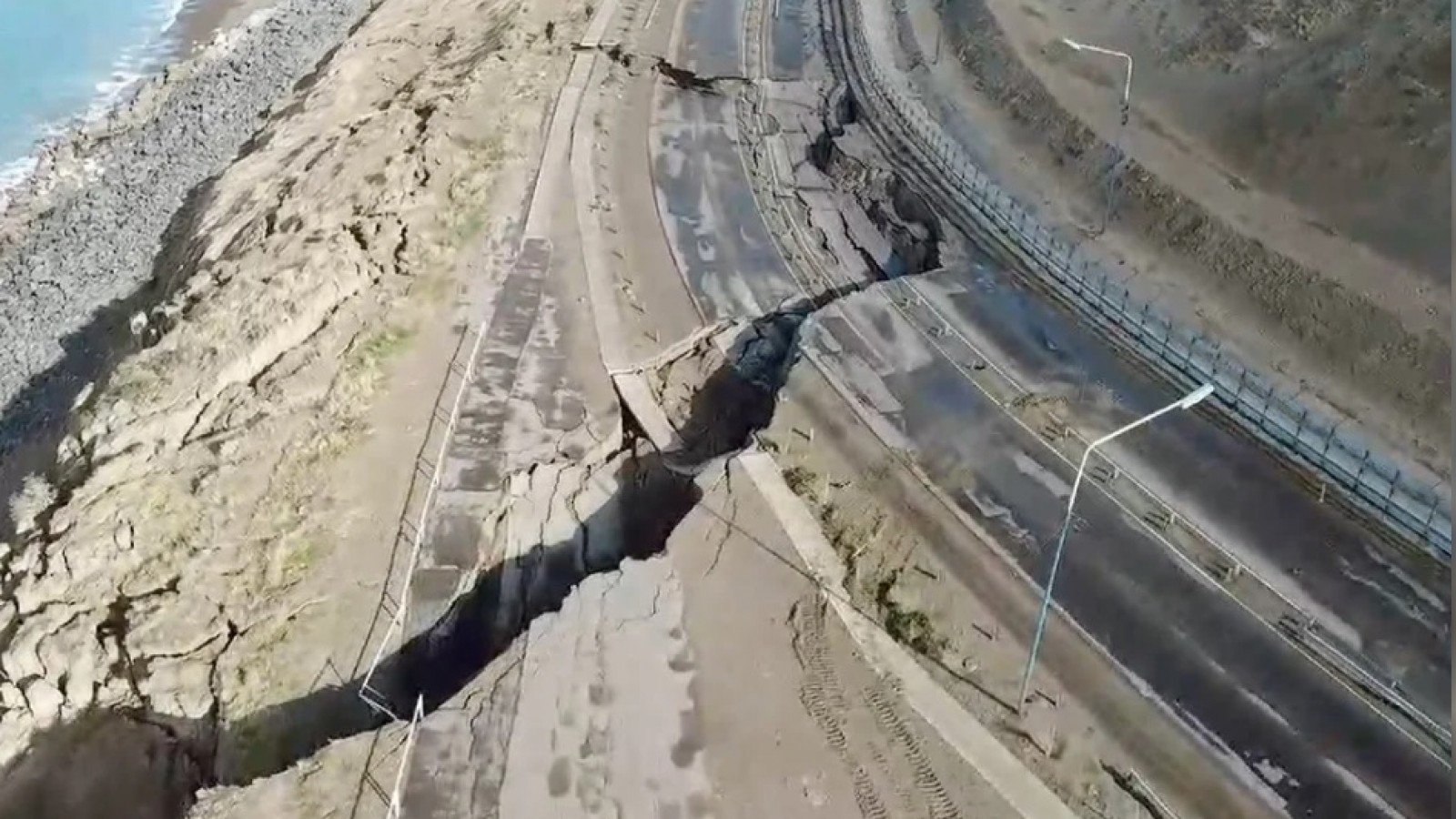 Están trabajando en ese tramo de ruta