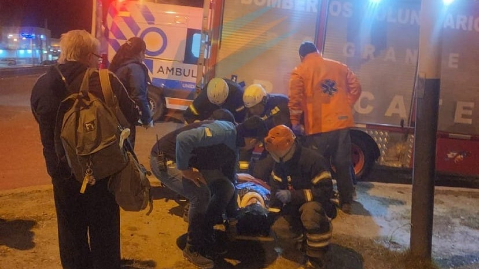 Río Grande: Les fallo el freno y atropellaron a un jovén de 18 años