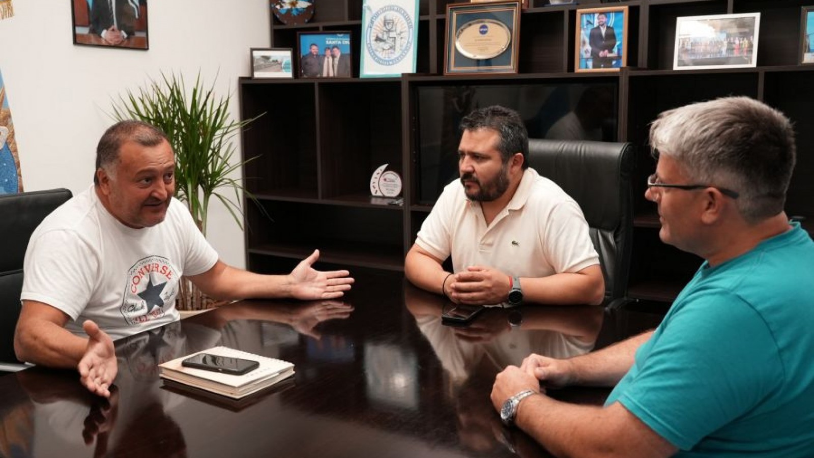 Servicios Públicos evalúa labores conjuntas con el municipio de Caleta Olivia