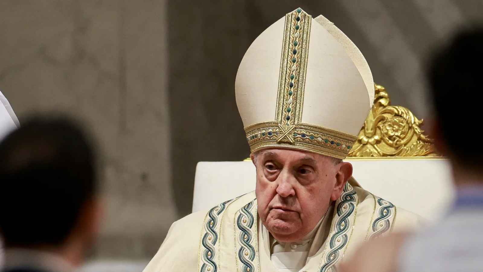 Francisco, este sábado en San Pedro. (Foto Reuters)