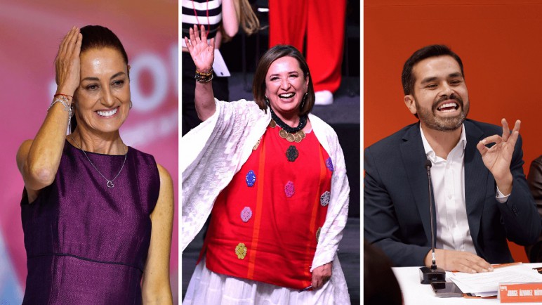 3 son los candidatos a Presidente