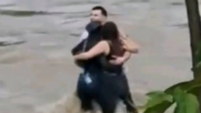 Video: captaron los últimos minutos de tres amigos antes de morir ahogados