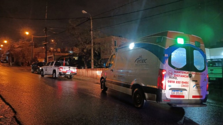 El hombre atropellado debió ser trasladado al Hospital