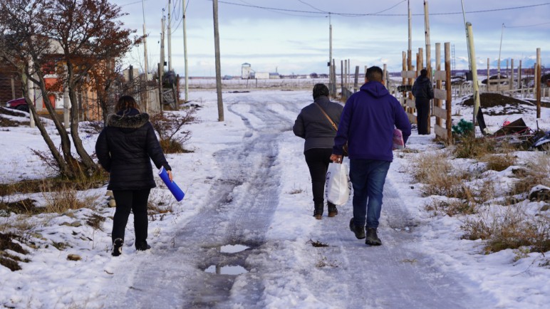 El Ministerio de Desarrollo Social entregó mil seiscientos módulos alimentarios en la cuenca carbonífera