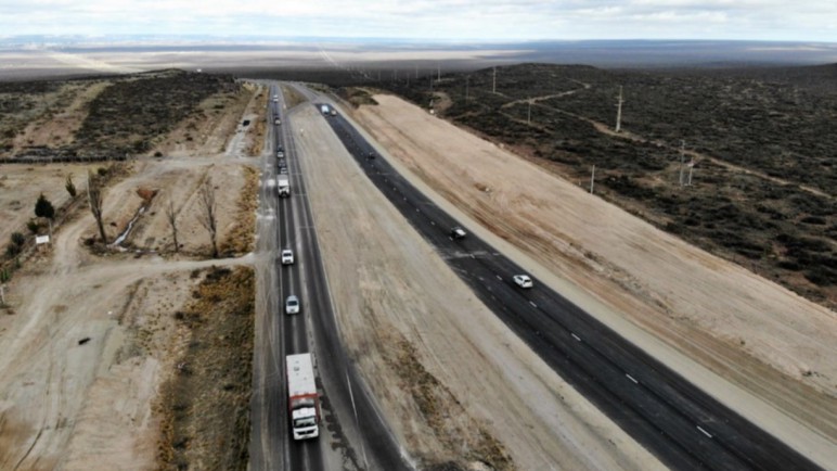 Desde que empezó la obra de la Doble Trocha de Trelew-Madryn, hubo más de 100 accidentes